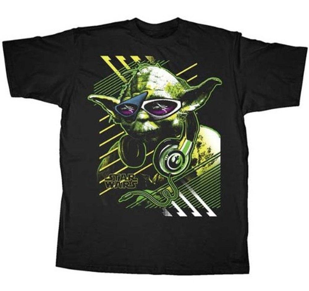Yoda Headphones and Shades T-shirt-tvso