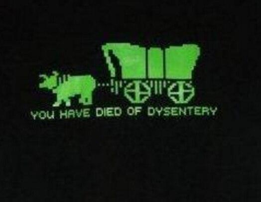 You Have Died Of Dysentery T-shirt-tvso