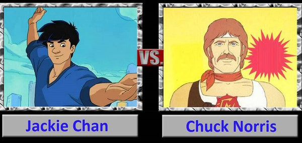 Bruce Lee And Chuck Norris And Jackie Chan