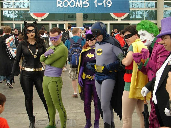 Batman and Robin costume Robin costume made of green tights