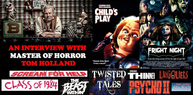 TV STORE ONLINE talks with Master Of Horror Tom Holland