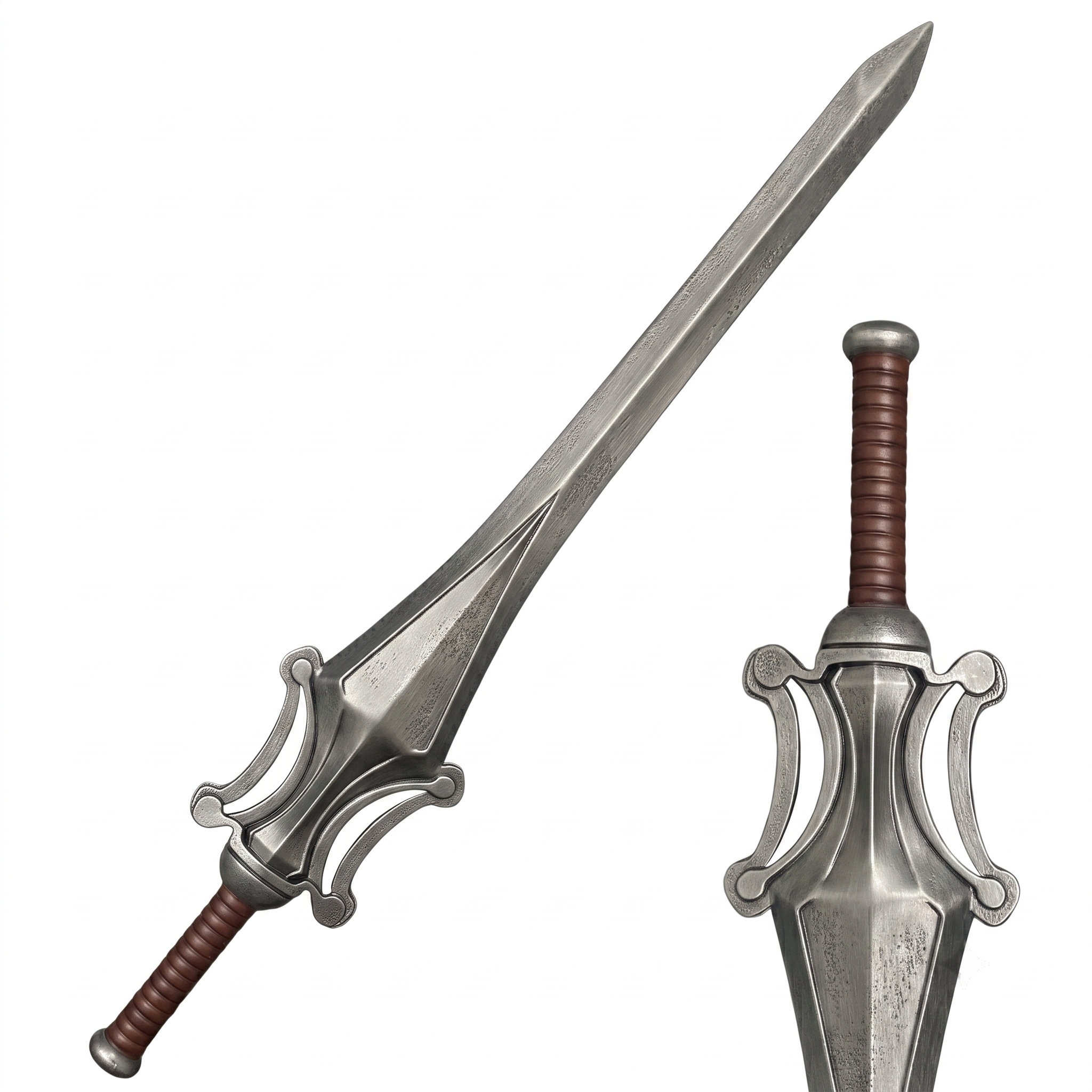 Replica Blond Master Hero Halloween Cosplay Costume Prop Accessory Sword