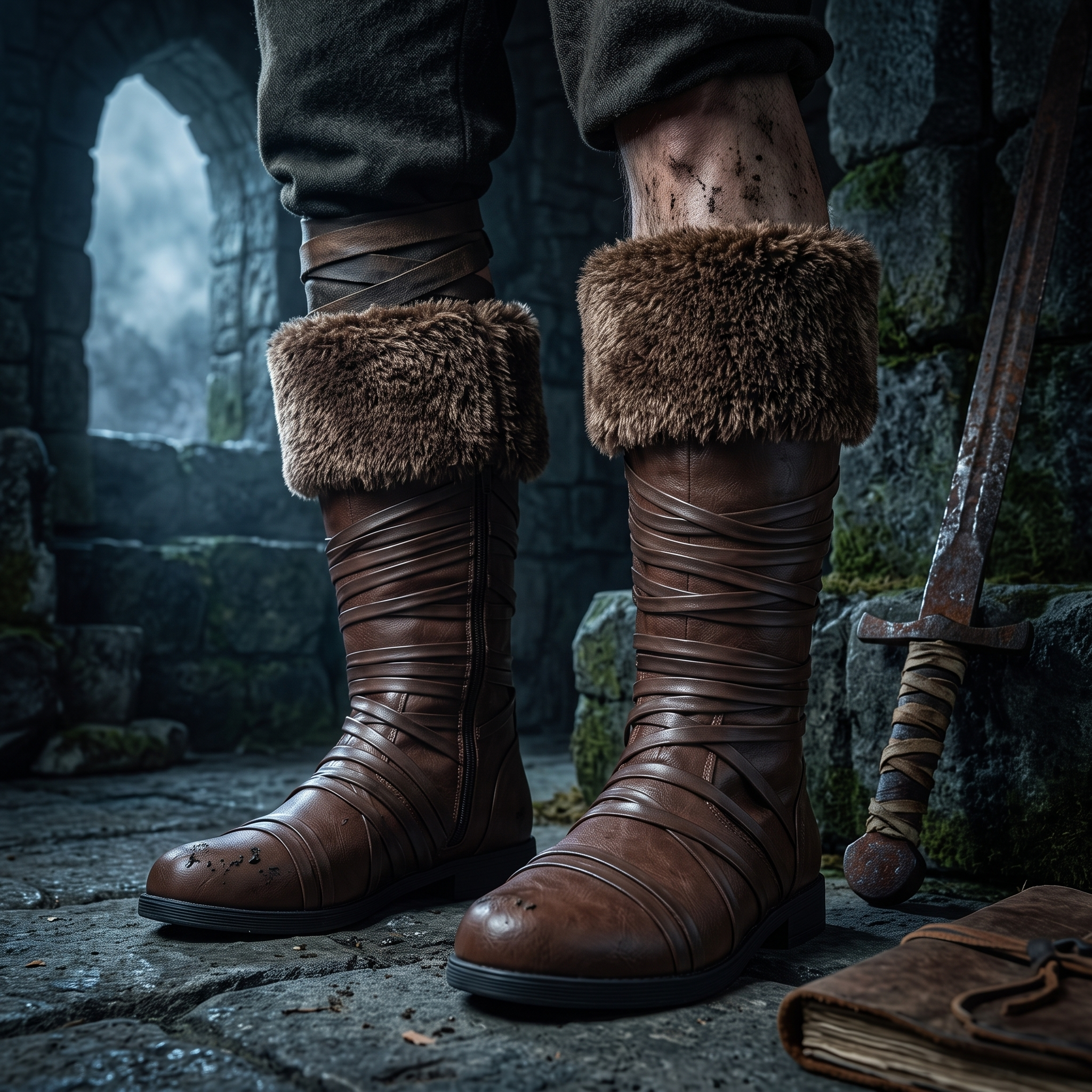 He-Man Masters of The Universe Adult Unisex Halloween Cosplay Costume Replica Boots