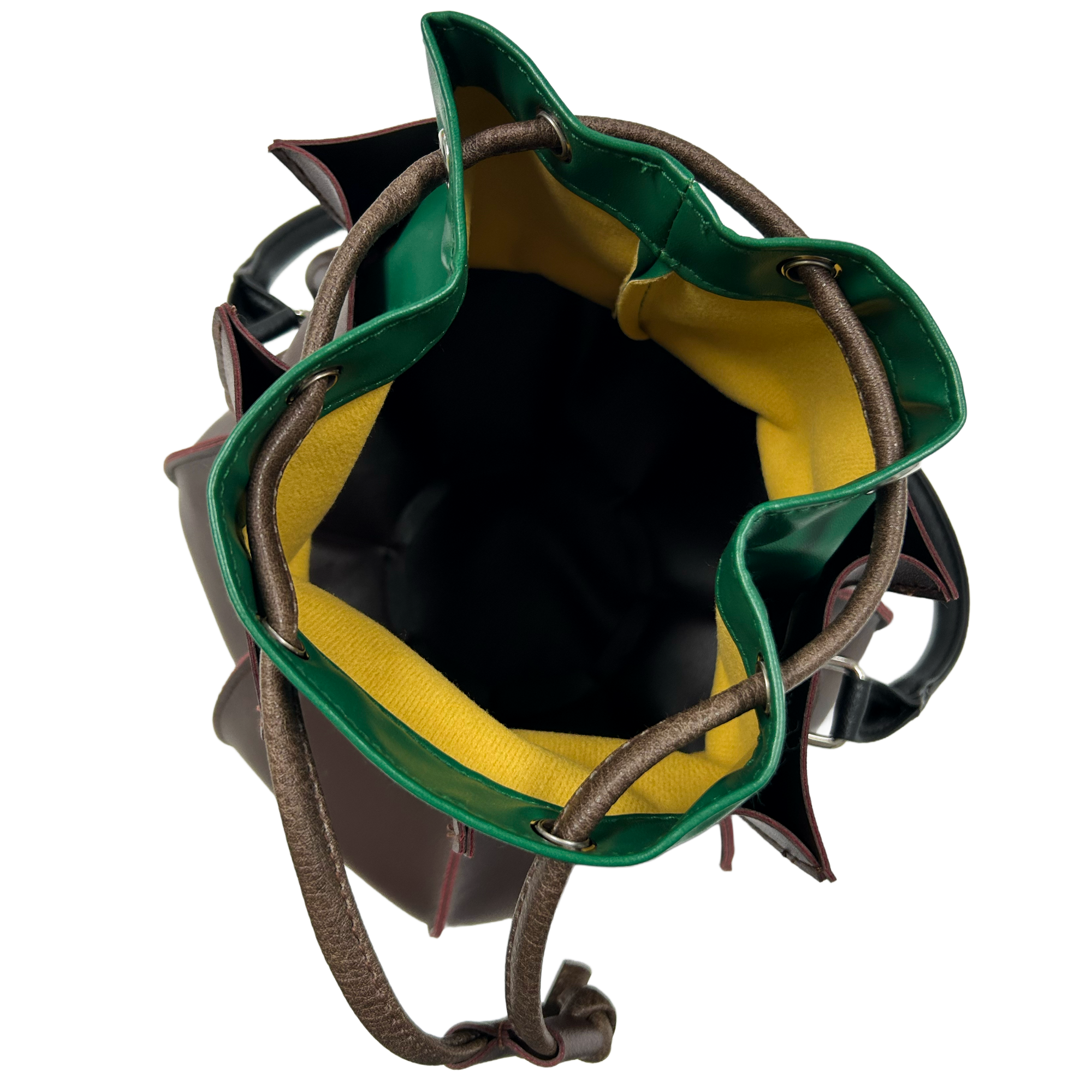 Witches Satchel Leather Cauldron Purse Halloween Cosplay Costume Accessory