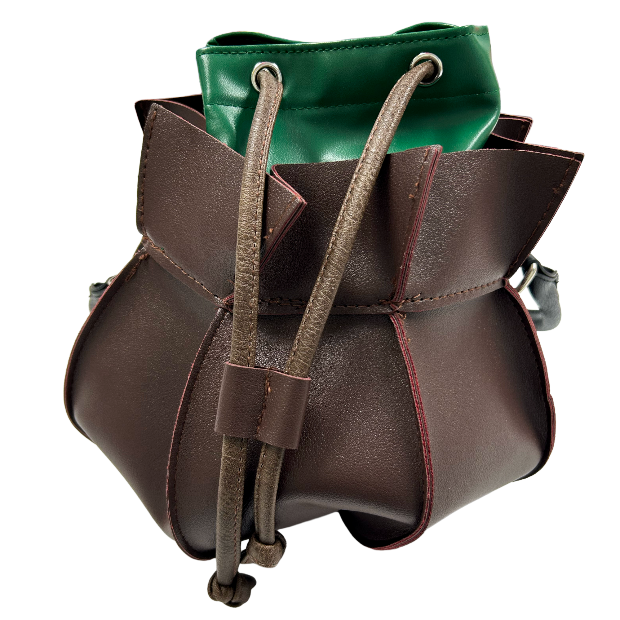 Witches Satchel Leather Cauldron Purse Halloween Cosplay Costume Accessory