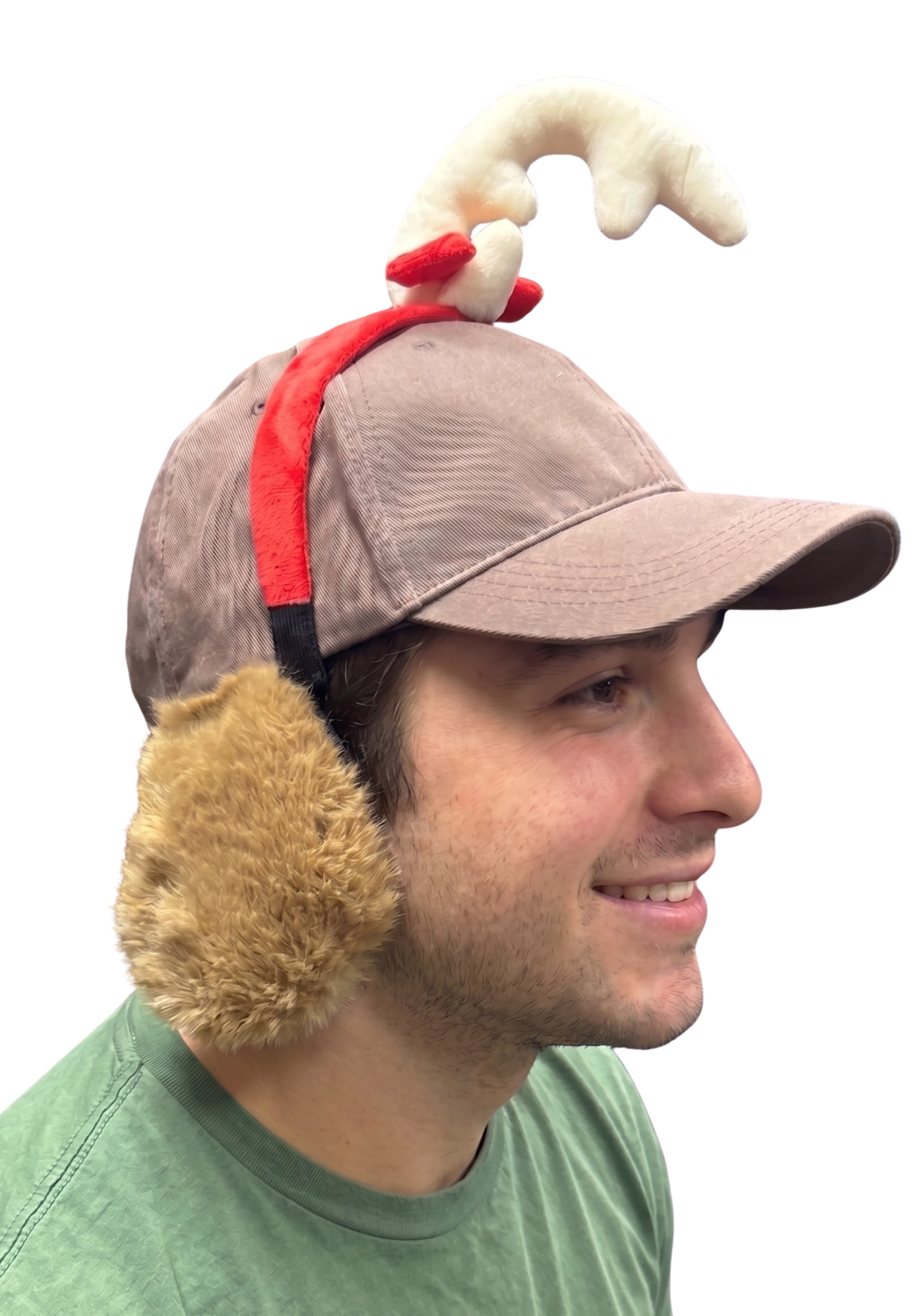 Max the Dog (Adjustable) Hat with Antlers Adult Unisex Halloween Cosplay Costume Accessory