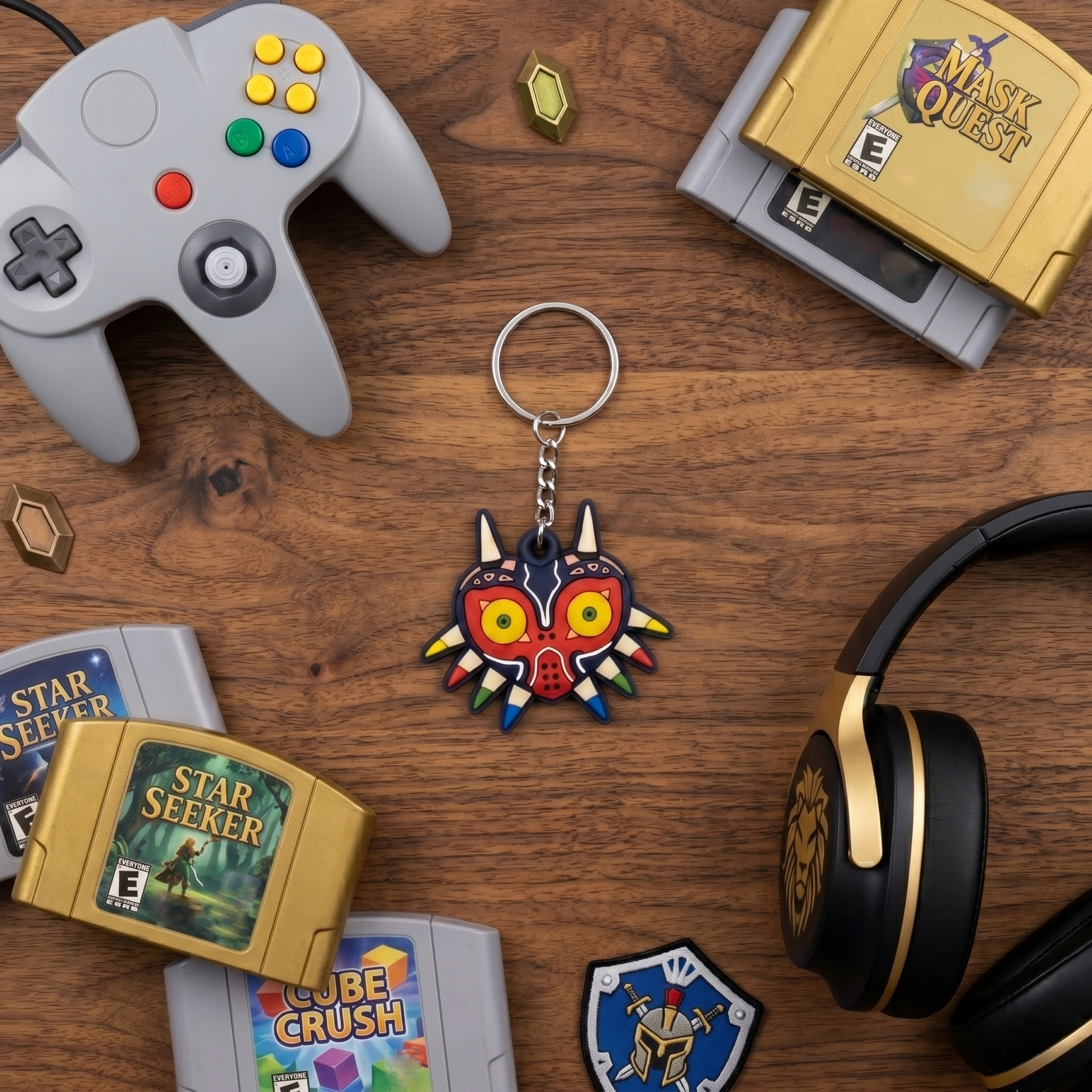 Majora's Mask Replica 2" x 2" Movie Pop Culture Keychain Gift