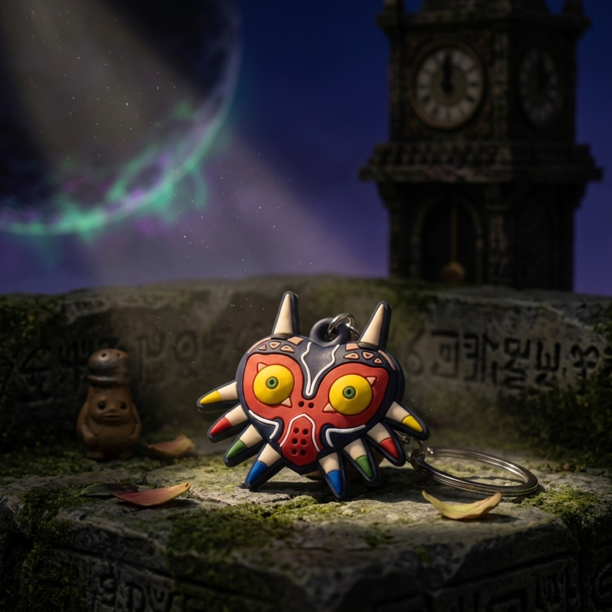 Majora's Mask Replica 2" x 2" Movie Pop Culture Keychain Gift