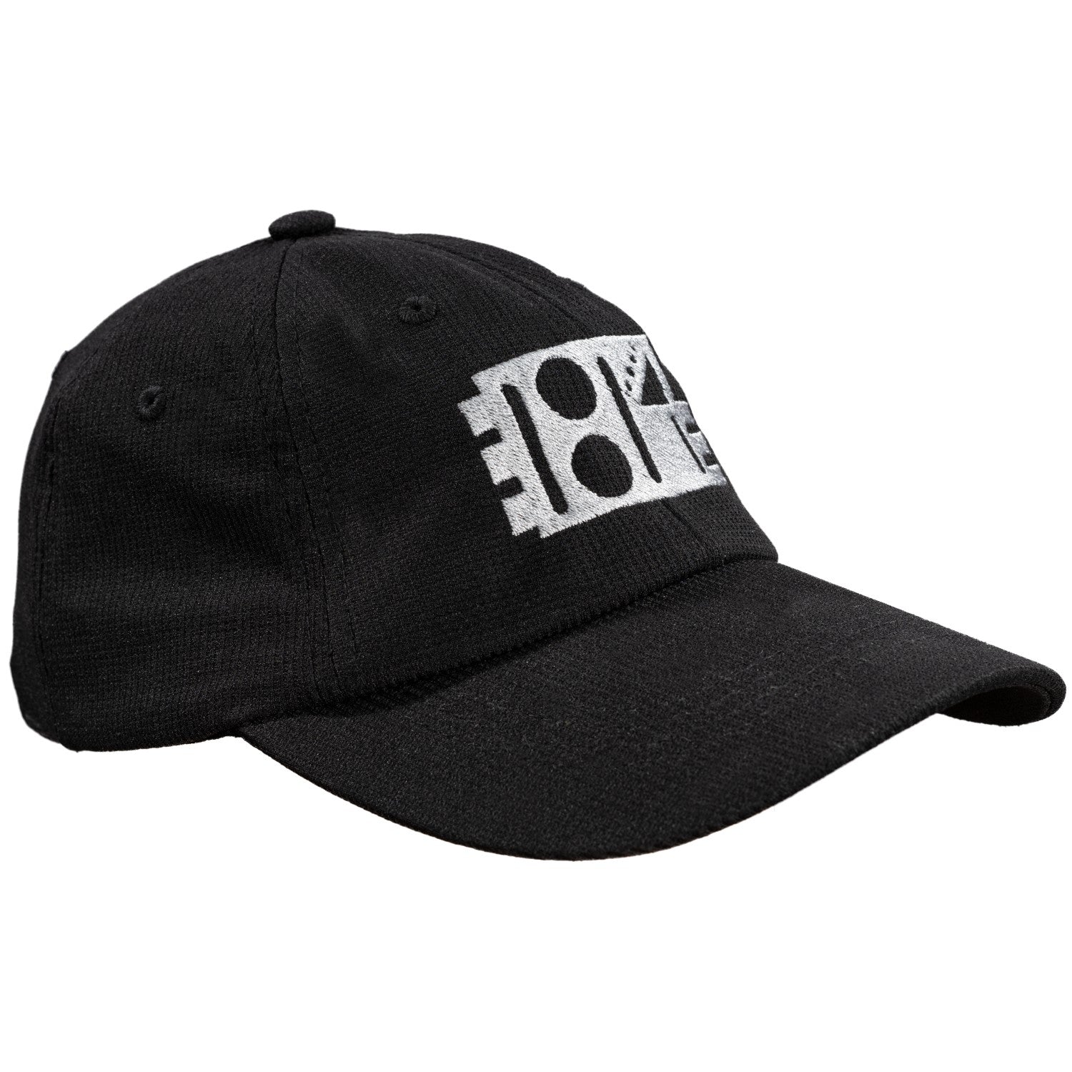 Retro 1980s Black Embroidered Snapback Adjustable Hat
