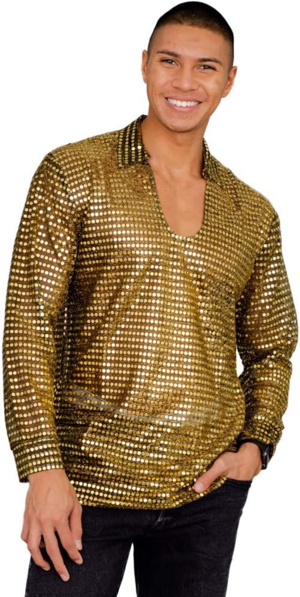 1970s Disco Adult Unisex Halloween Cosplay Costume Shirt - TVStoreOnline