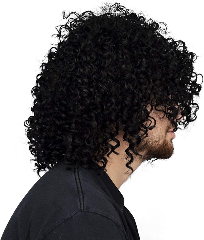 1980s Superfreak Jheri Curl Afro Slash GNR Halloween Cosplay Costume Wig - TVStoreOnline
