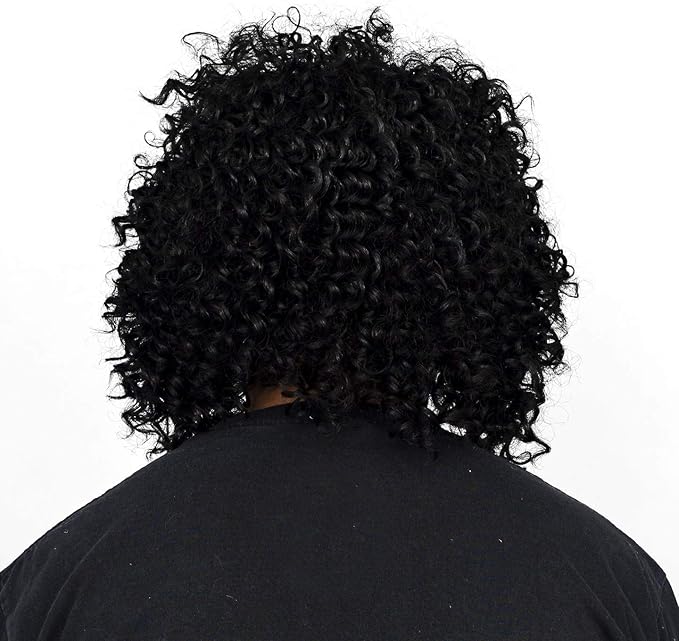 1980s Superfreak Jheri Curl Afro Slash GNR Halloween Cosplay Costume Wig - TVStoreOnline