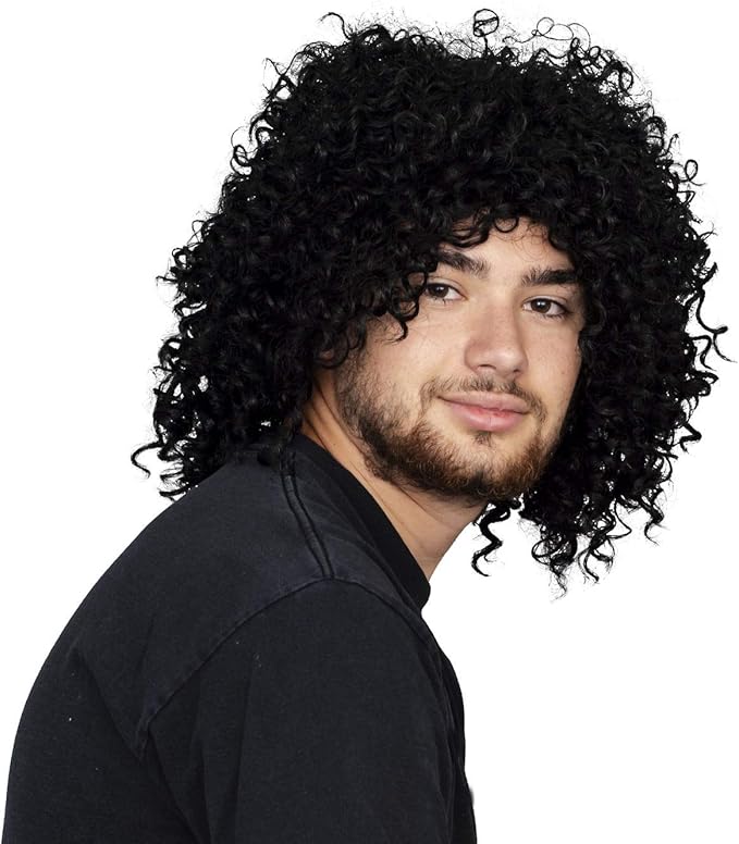 1980s Superfreak Jheri Curl Afro Slash GNR Halloween Cosplay Costume Wig - TVStoreOnline