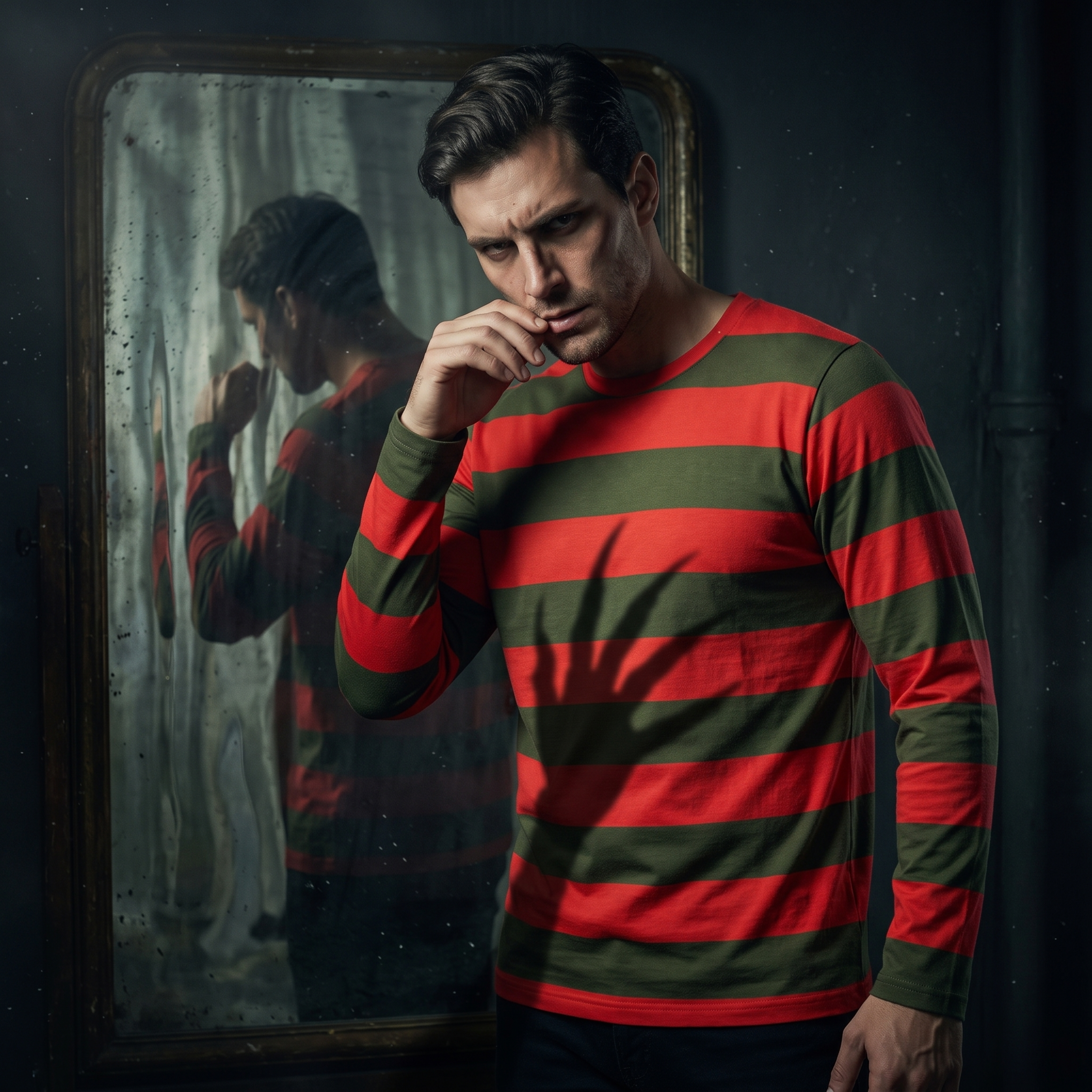 Nightmare Bogeyman Knives Adult Unisex Replica Halloween Cosplay Costume Shirt
