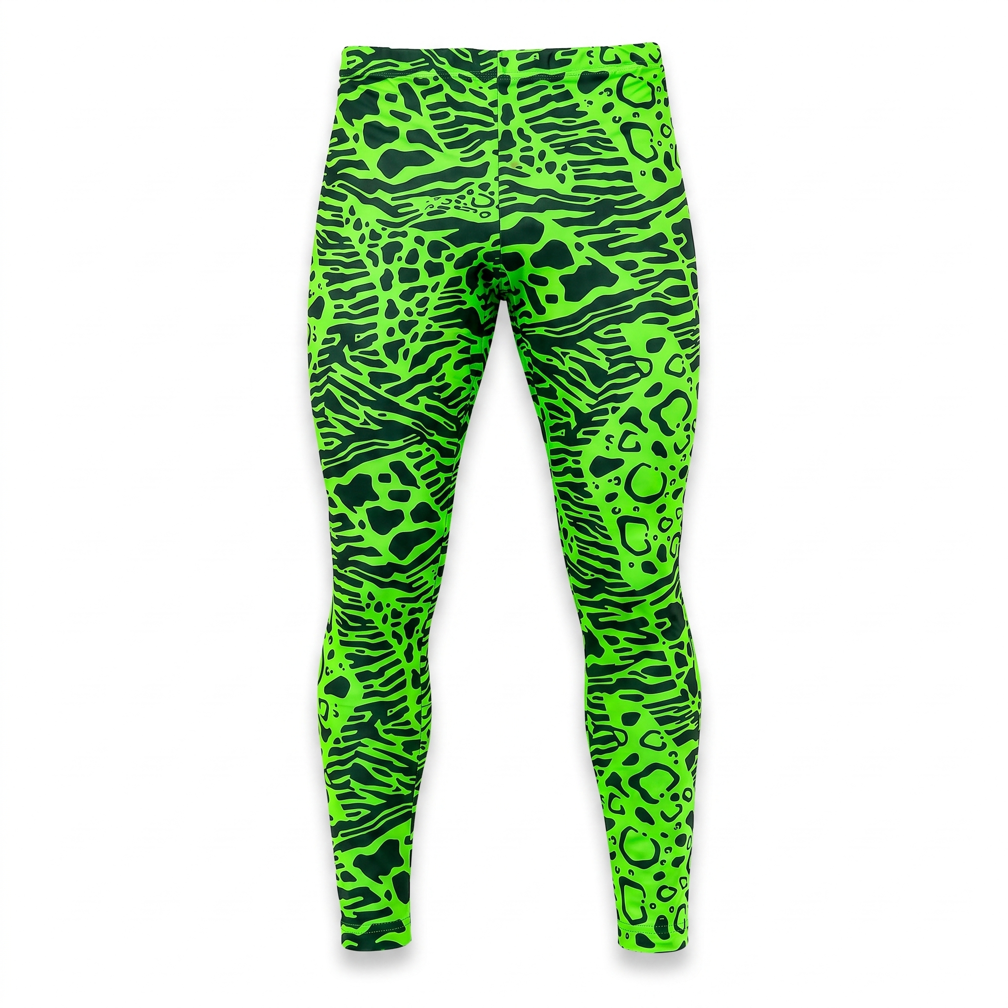 1980s Retro Style Neon Wrestling Aerobics Adult Unisex Spandex Pants