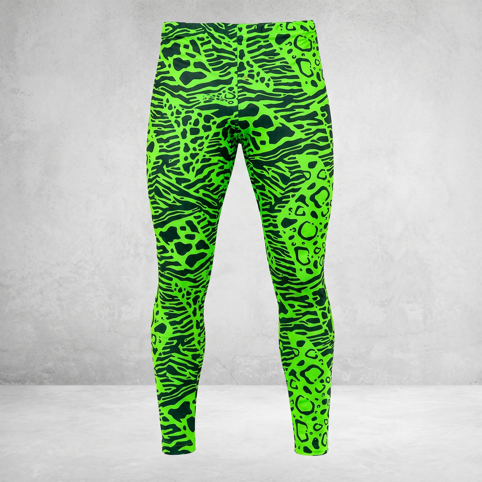 1980s Retro Style Neon Wrestling Aerobics Adult Unisex Spandex Pants