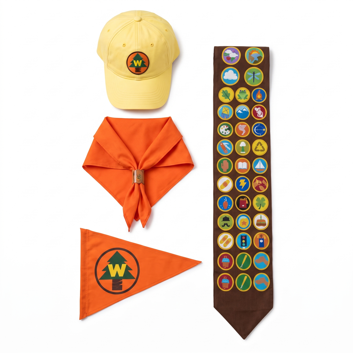 Russel Printed Unisex Sash Halloween Cosplay Costume Set