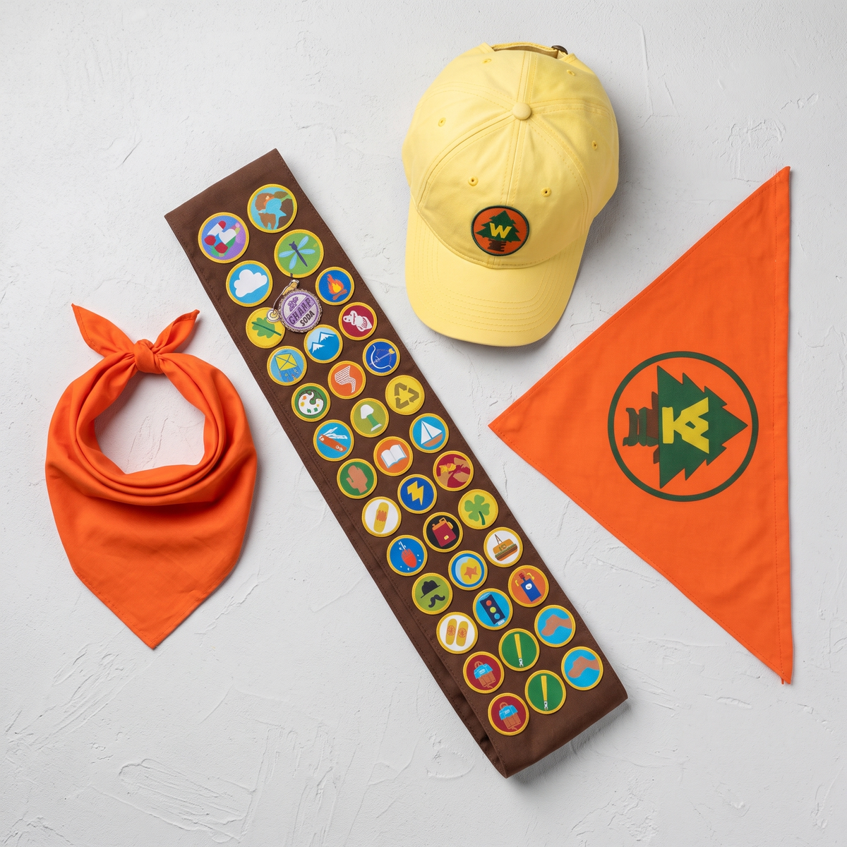 Russel Printed Unisex Sash Halloween Cosplay Costume Set