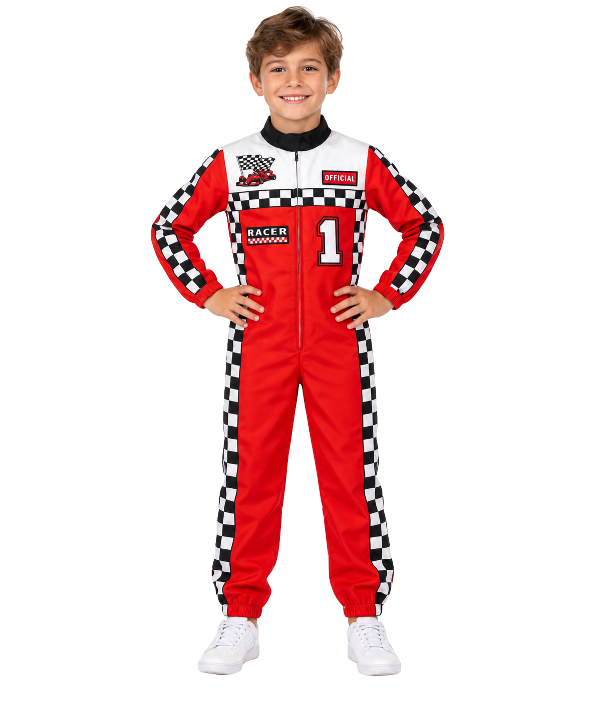 Custom Kids Youth Auto Racing Halloween Cosplay Costume Suit