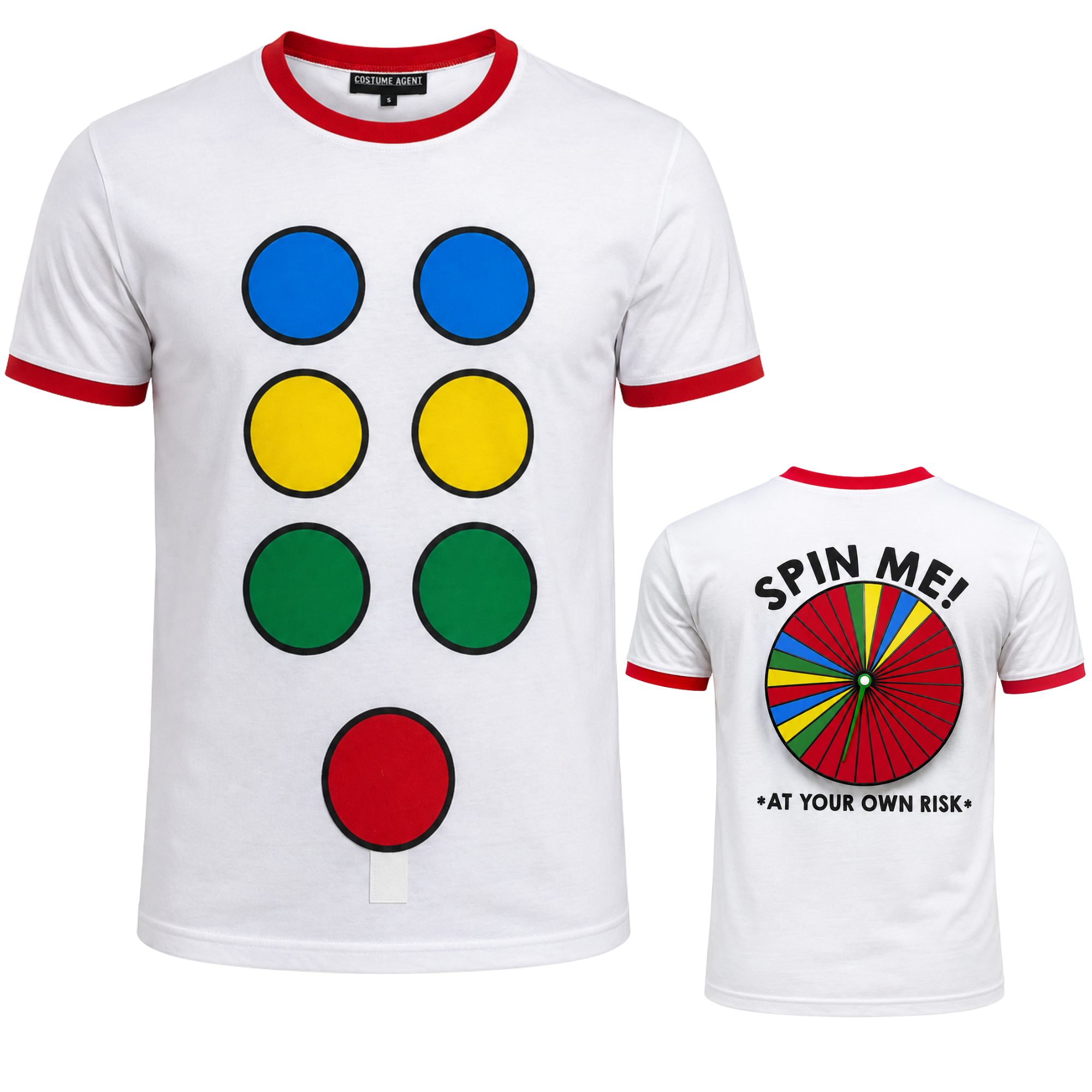 Spin Me Game Adult Unisex Fun Party Halloween Cosplay Costume T-Shirt