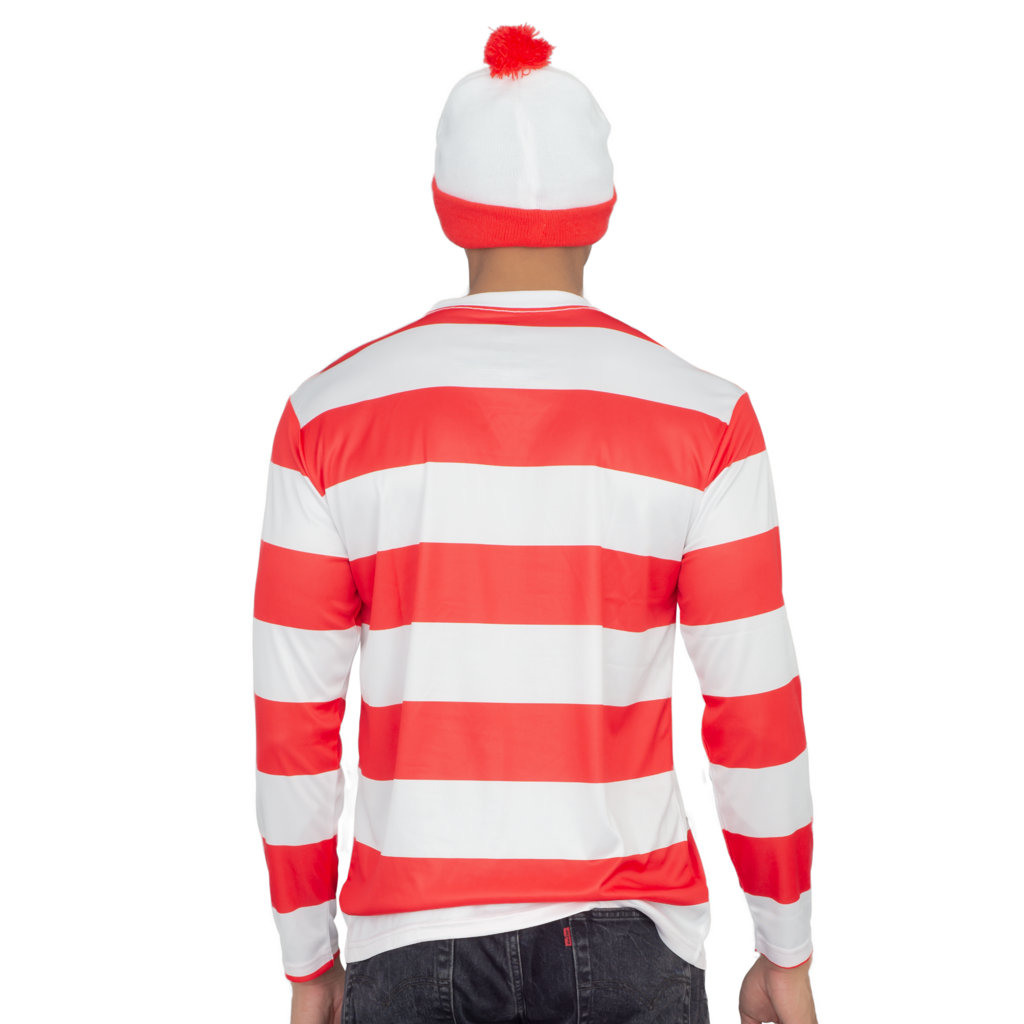 Unisex Crowd Man Adult Unisex Halloween Costume 4-Piece Cosplay Outfit