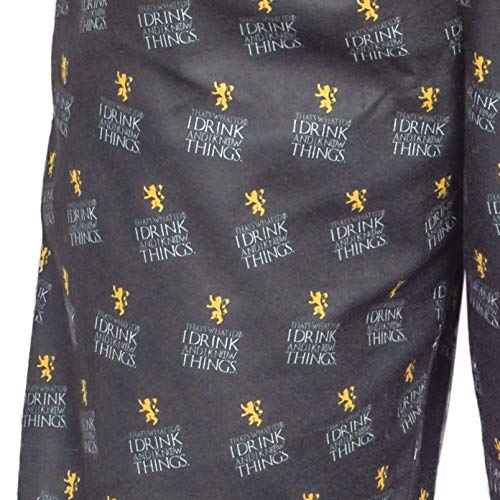 GOT I Drink and I Know Things Adult Unisex Funny Lounge Pants Pajamas
