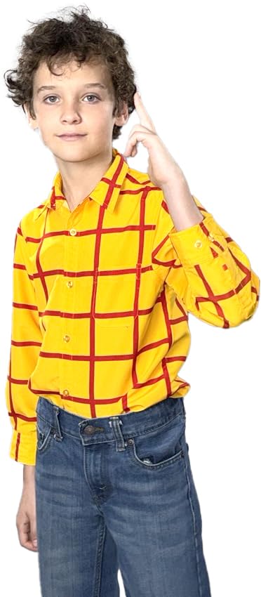 Kids Sheriff Toy Story Cowboy Halloween Cosplay Replica Costume Shirt