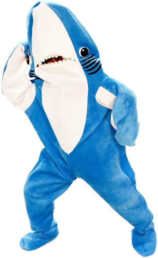 Katy Perry Left Shark Funny Unisex Halloween Cosplay Mascot Costume