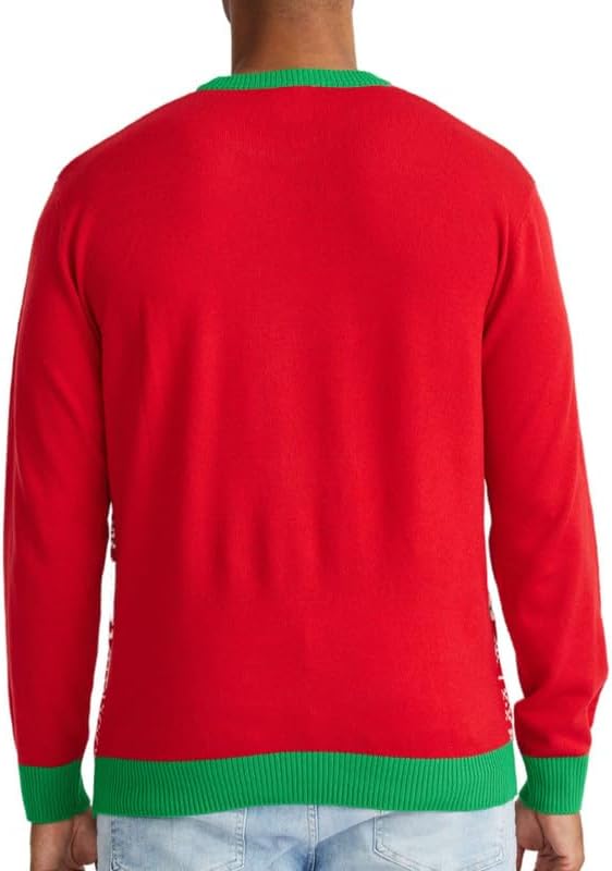 The Office Men's Ugly Christmas Sweater Dreaming of A Dwight Christmas