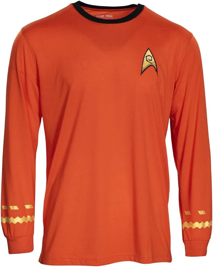 Star Trek Long Sleeve Red T-shirt