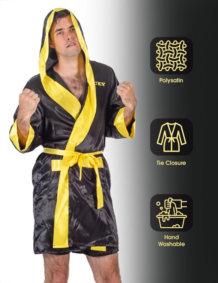 Rocky Italian Stallion Poly-Satin Halloween Cosplay Costume Robe