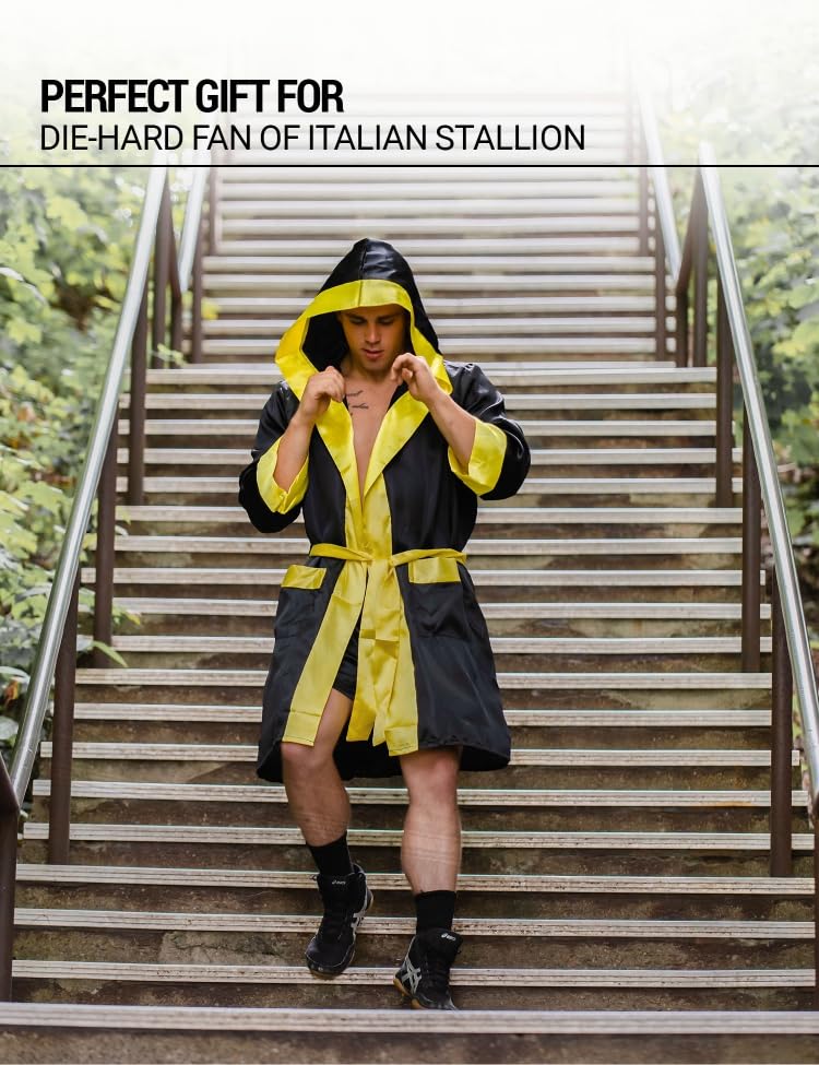 Rocky Italian Stallion Poly-Satin Halloween Cosplay Costume Robe