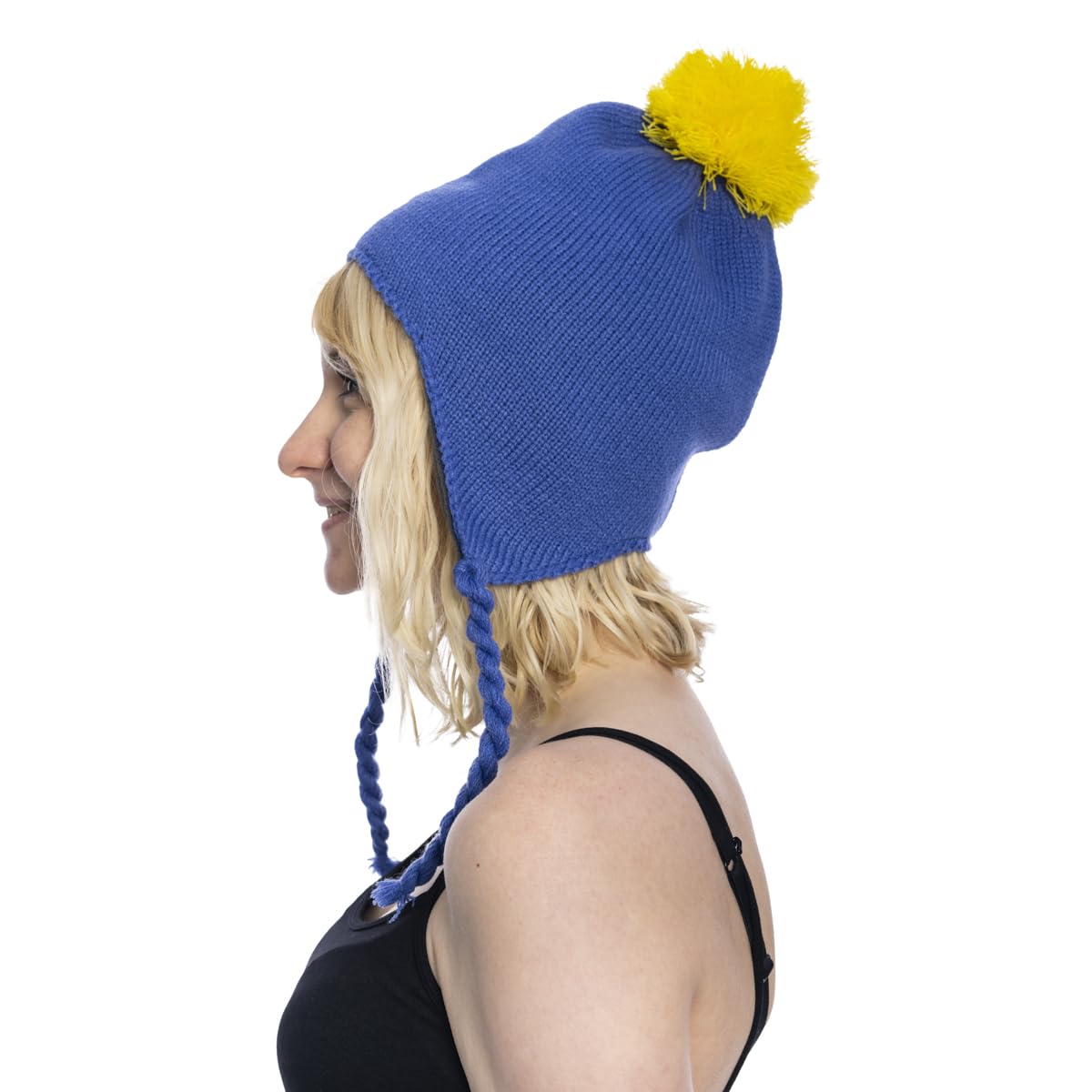 Craig Tucker's Blue and Yellow Beanie Hat for Halloween Cosplay fun