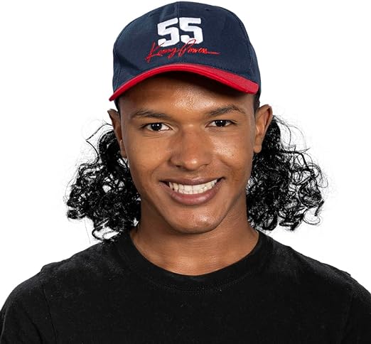 Eastbound Baseball Player 55 Powers Hat and Wig Set