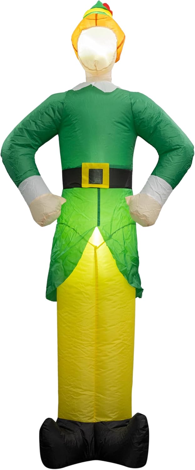 Buddy The Elf Indoor\Outdoor Xmas Light Up Inflated Yard Holiday Decoration
