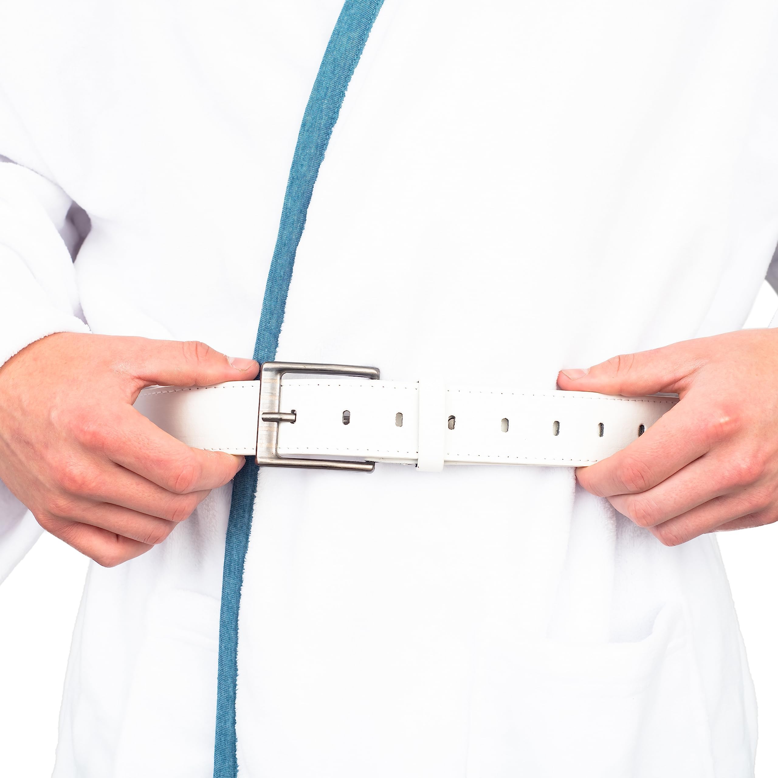 Christmas Vacation Cousin Eddie White Robe and Belt Costume