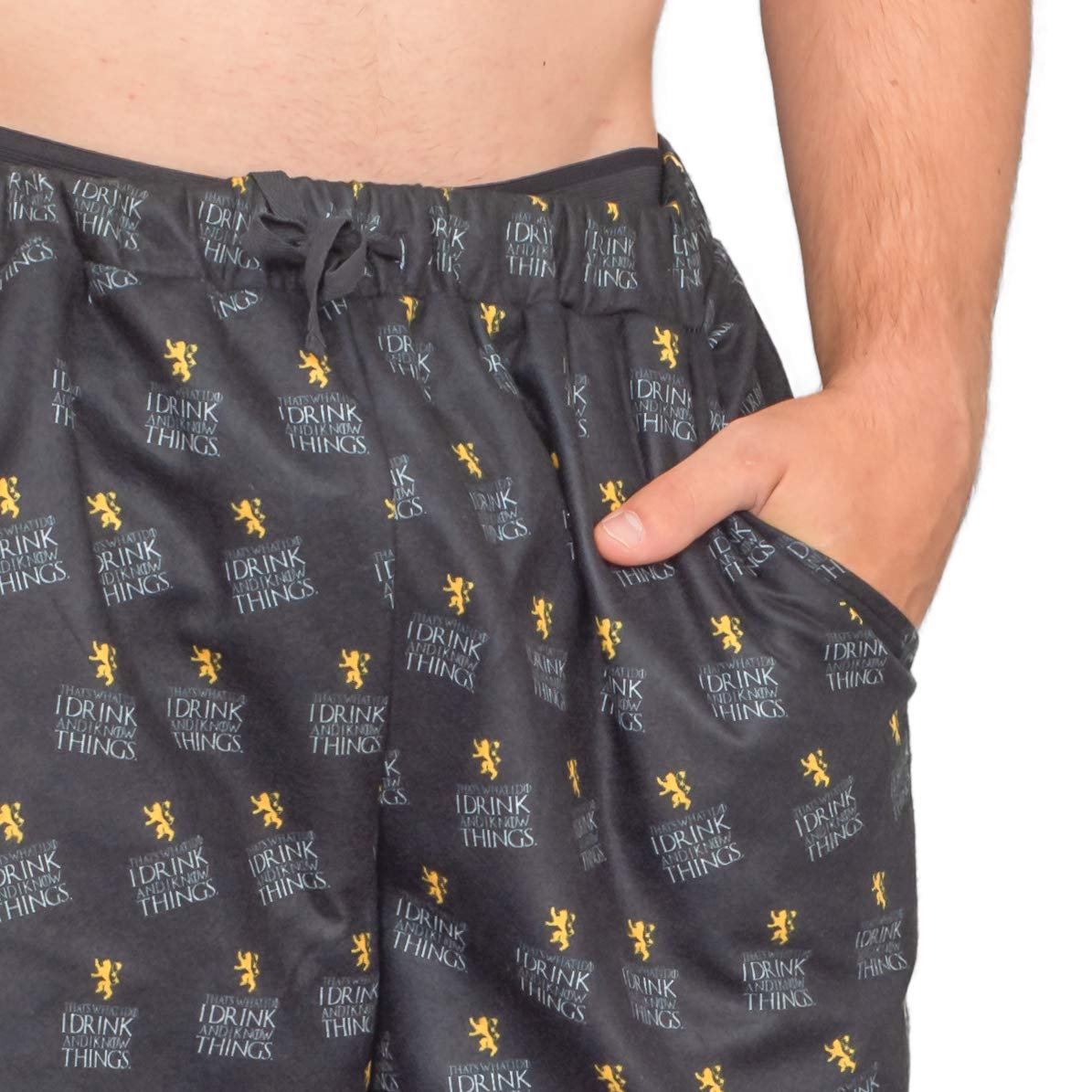 GOT I Drink and I Know Things Adult Unisex Funny Lounge Pants Pajamas