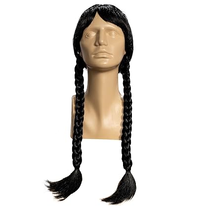 Wednesday Spooky Family Deluxe Wig