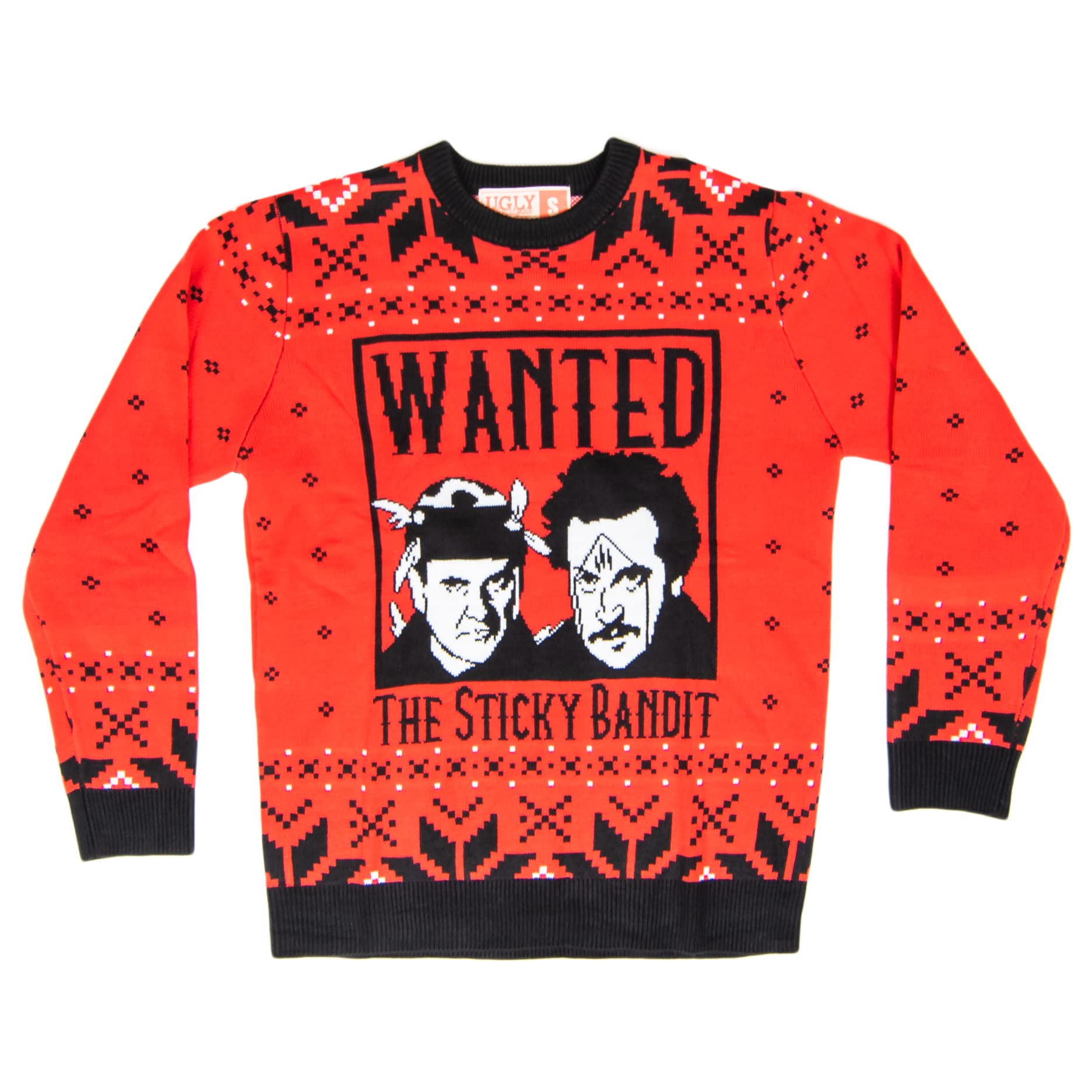 Funniest Xmas Movie Ever Wanted Bad Guys Unisex Ugly Christmas Sweater