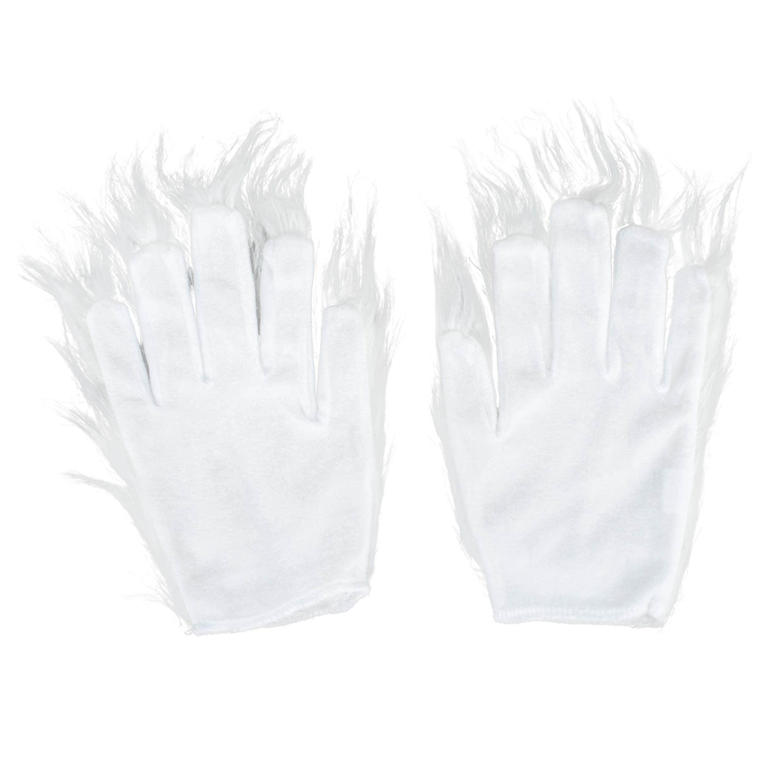 Halloween Costume Accessory Furry Gloves