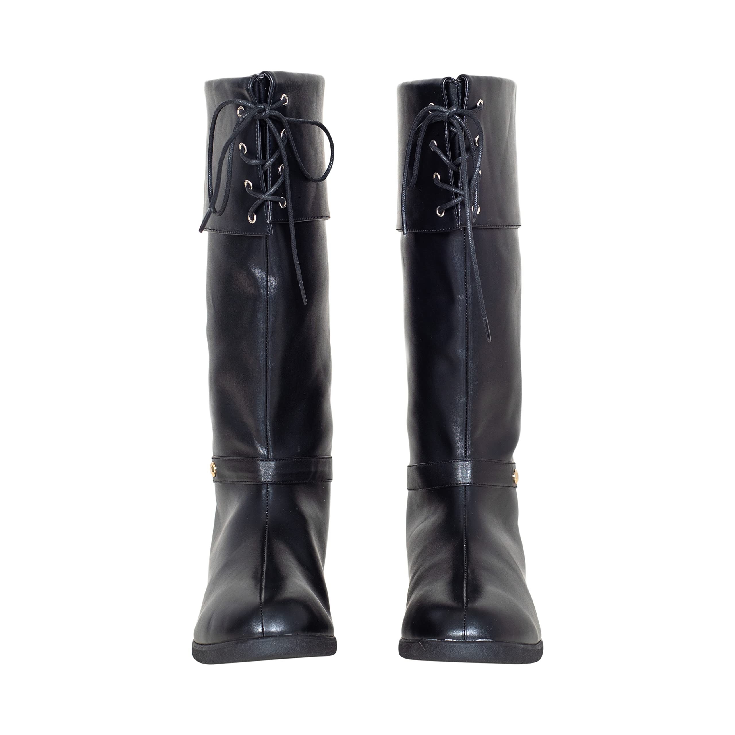 Halloween Cosplay Costume Unisex Black Pirate Swashbuckling Boots