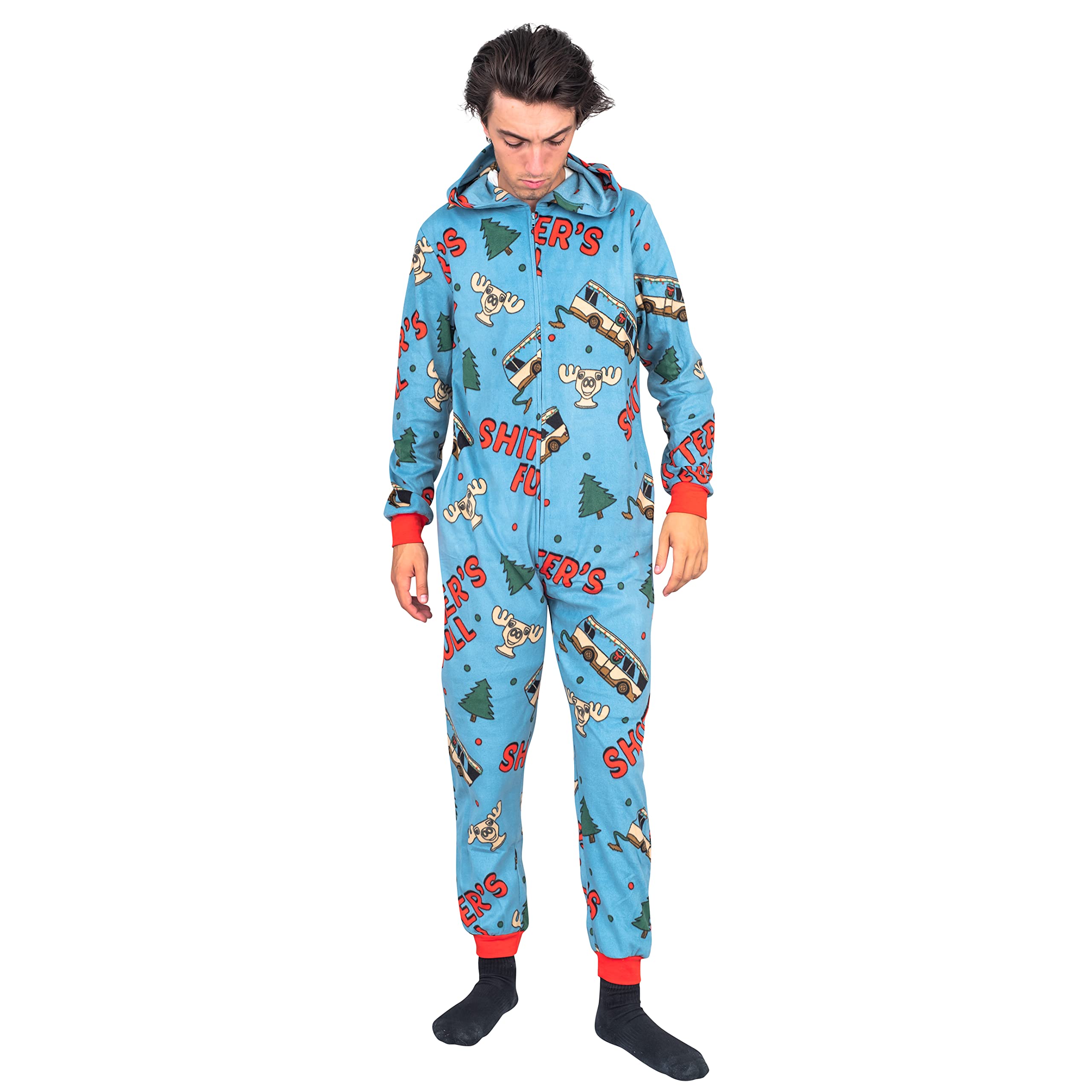 Christmas Vacation Bathroom's Full Pajama Jumpsuit