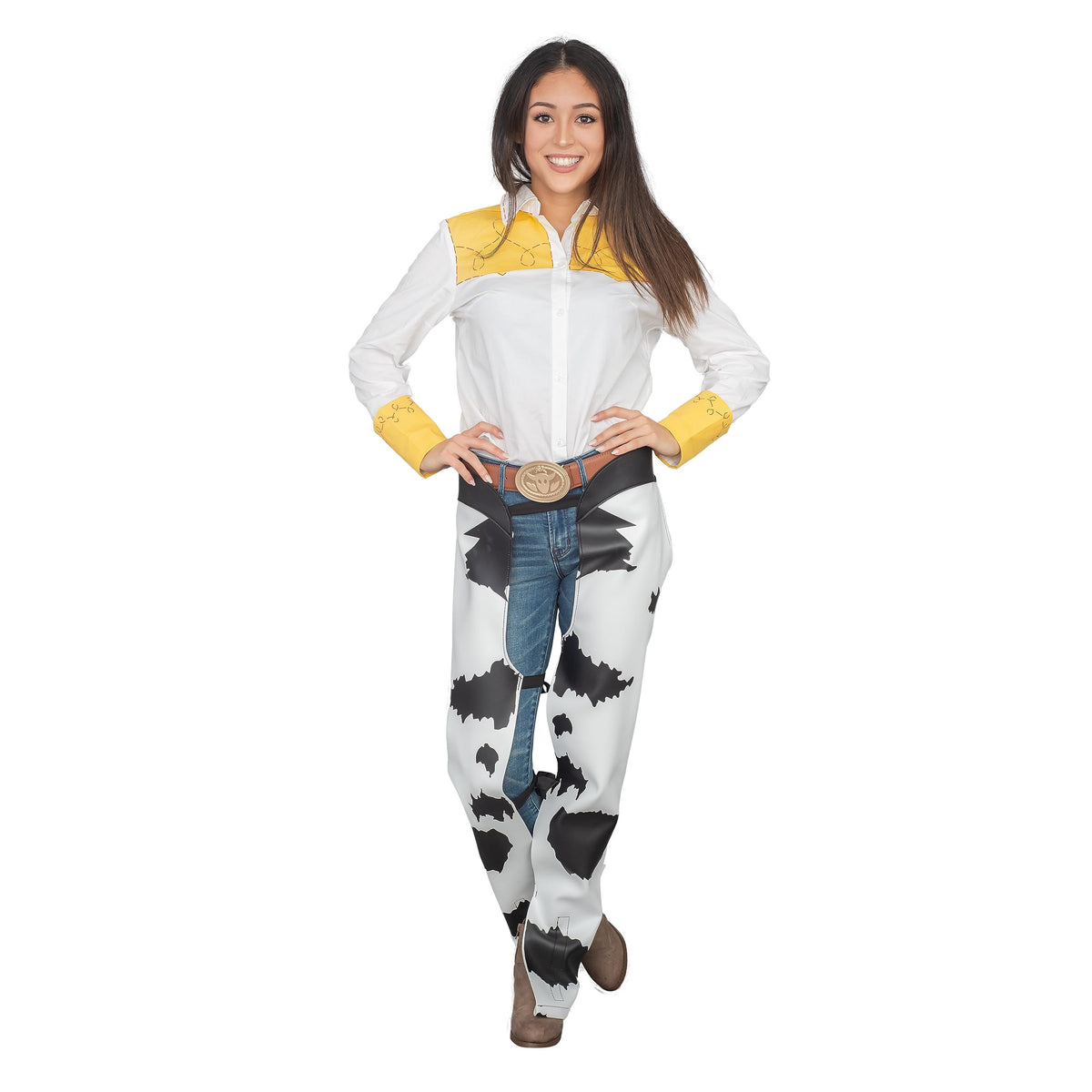 Cowgirl Jessie Movie Character Halloween Cosplay Costume Accessory Chaps