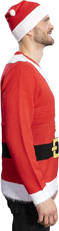 I Am the Santa Claus Knitted Ugly Christmas Sweater