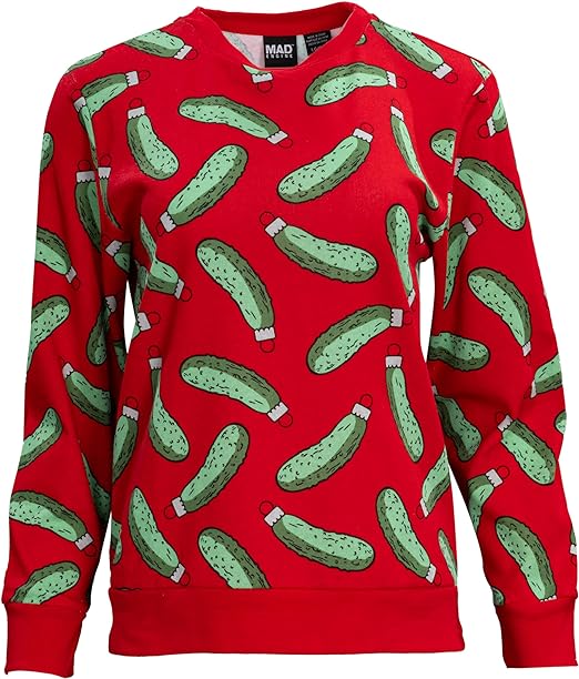 Rick and Morty Pickle Youth Red Sweatshirt