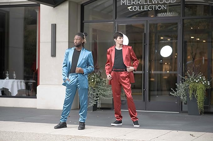 Roxbury Suit 90's Guys Jacket Pants and Belt Set