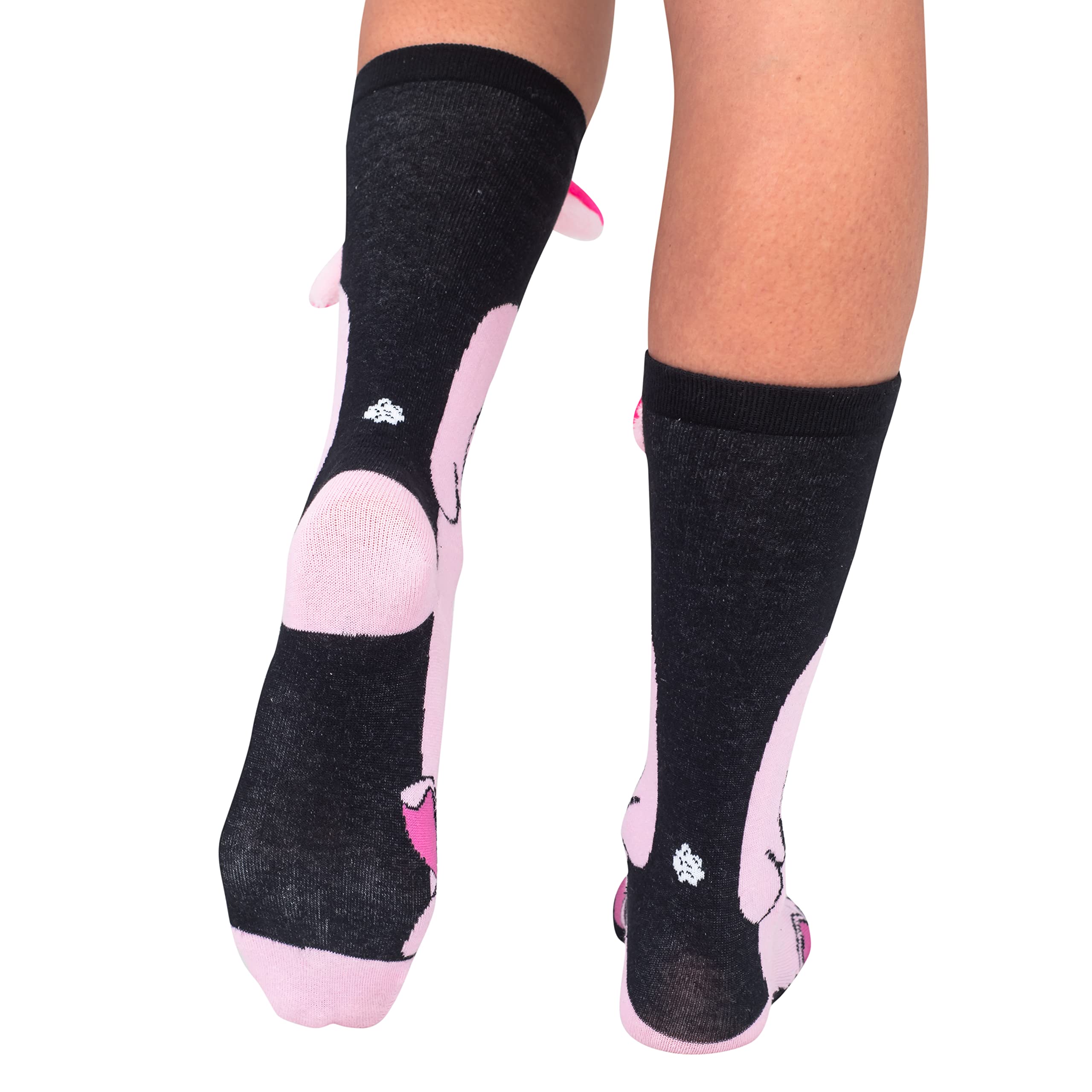 A Christmas Story Movie Ralphie Pink Bunny Socks 3D Ears Holiday Gift