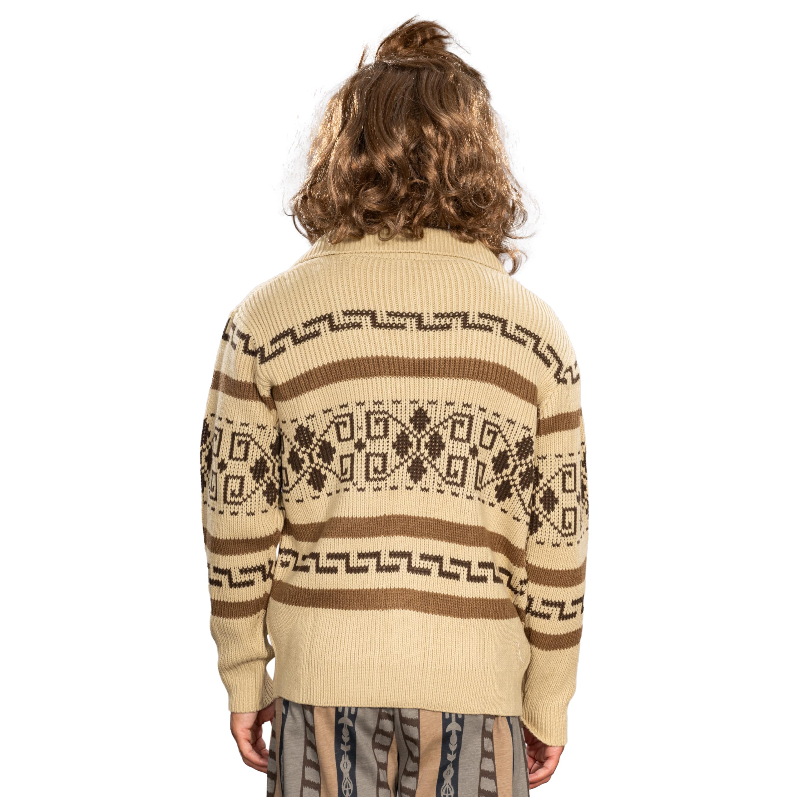 Jeffrey The Dude Zip Up Halloween Cosplay Costume Cardigan Sweater