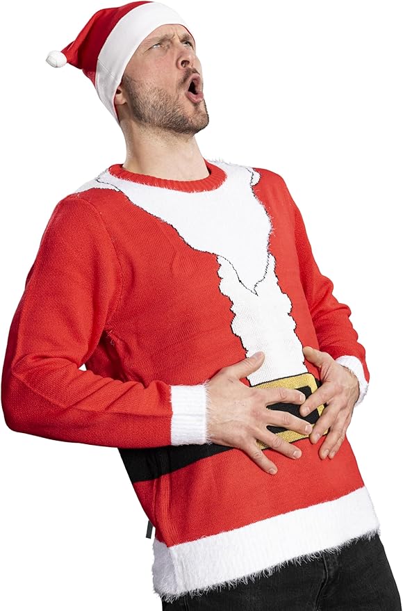 I Am the Santa Claus Knitted Ugly Christmas Sweater