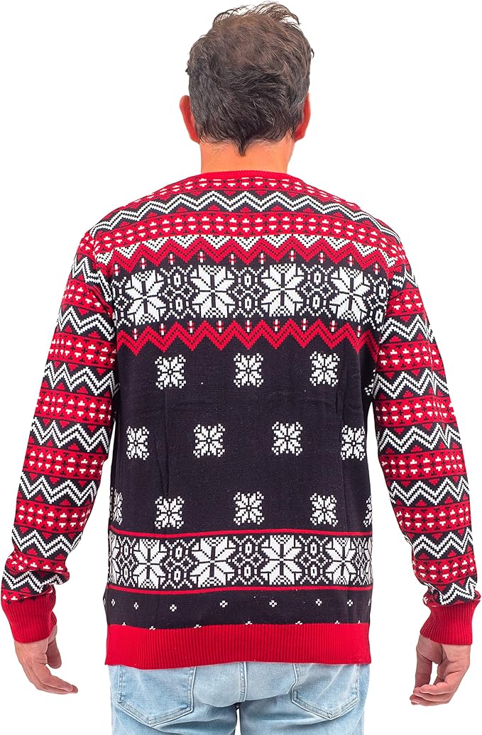 Death Row Records Inmate Fair Isle Adult Unisex Ugly Christmas Sweater
